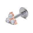 Beautiful CZ Tragus Piercing TRP-2474